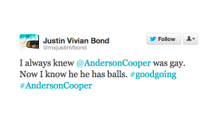 Illustration for article titled 'Wait,' Says Twitter; 'Anderson Cooper Is Gay? Like Gay Gay?'